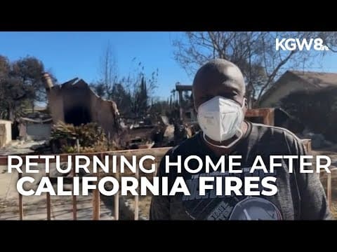 Thousands start to return home as evacuations lift in California