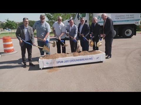 TXDOT breaks ground on major expansion to help traffic in Collin County