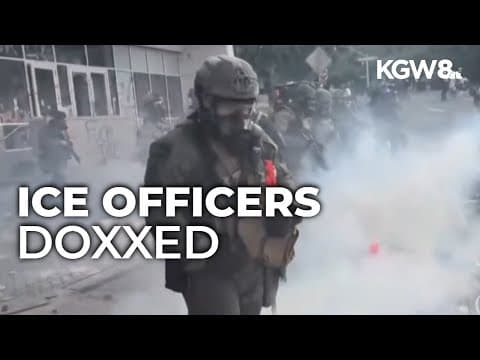 Portland groups accused of doxxing ICE officers