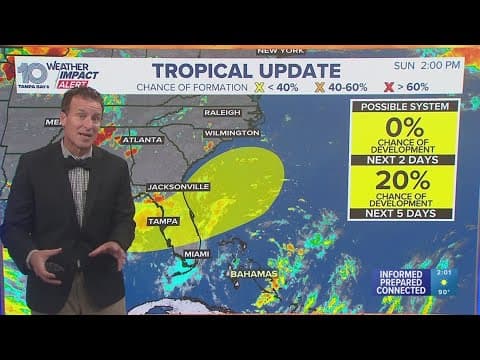 10 Tampa Bay Tropics Update: 2pm June 29, 2025