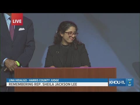 County Judge Lina Hidalgo remembers Rep. Sheila Jackson Lee’s friendship, mentorship