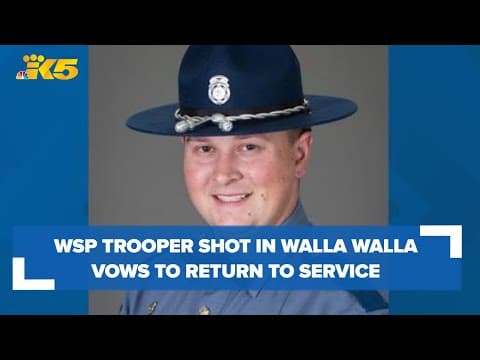 Wounded WSP trooper vows to return to service