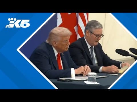 President Trump meets with U.K. Prime Minister