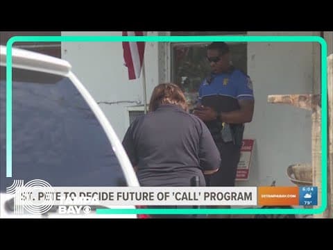 St. Pete to decide on future of program that involves social workers in non-violent police calls