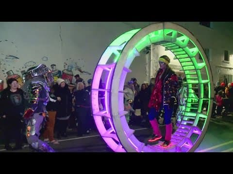Parade-goers celebrate Chewbacchus amid cold