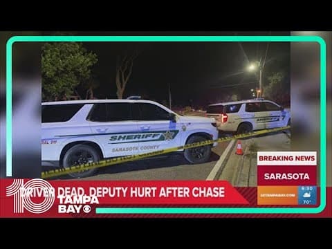 Driver dead, Sarasota deputy hurt after chase leads to shooting