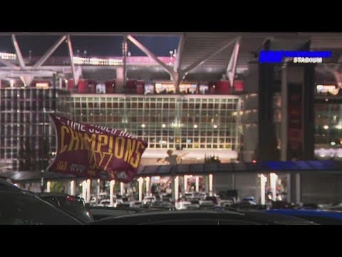 Commanders fans tailgate outside Northwest Stadium for Bears game