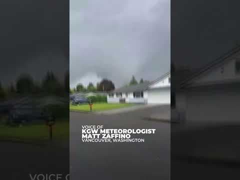 Storms prompt brief tornado warning for parts of Clark County, Washington