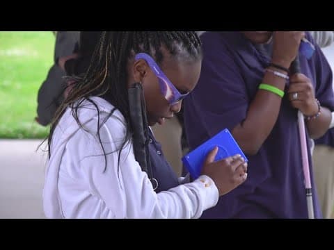 'Lightsound' helps visually impaired students see solar eclipse