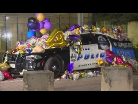 Tributes continue for fallen Dallas police officer Darron Burks