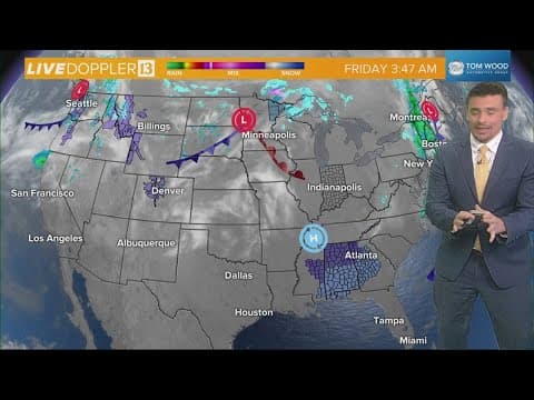 Warmer Friday on the way, but so are rain chances this weekend across Indiana | Morning Forecast