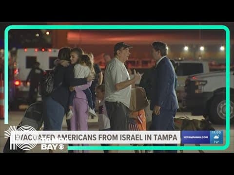 270 evacuated Americans land at TPA from Project DYNAMO's latest Israel rescue mission