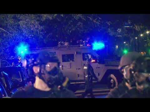 Police response to protest on Tulane's campus