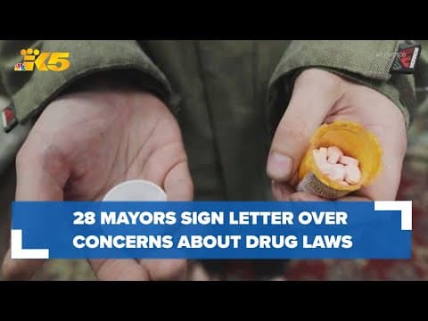 28 mayors sign letter detailing concerns about Washington drug laws to state legislators