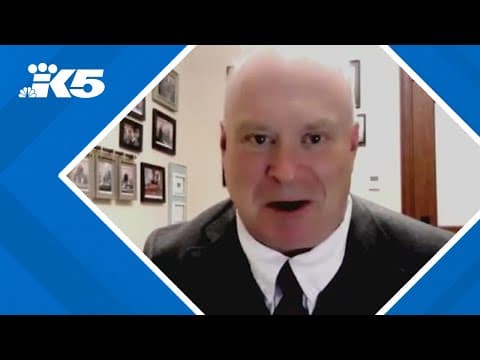 Washington GOP Chair Jim Walsh reacts to President Trump's speech to Congress