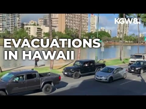 Alaska Airlines pauses flights to Hawaii amid tsunami warning