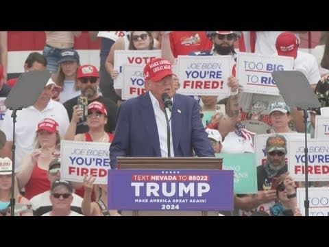 Trump holds first rally since conviction