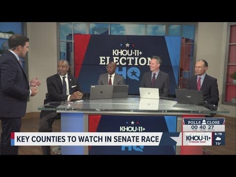 KHOU 11 Election HQ: Experts discuss key counties in Texas Senate race