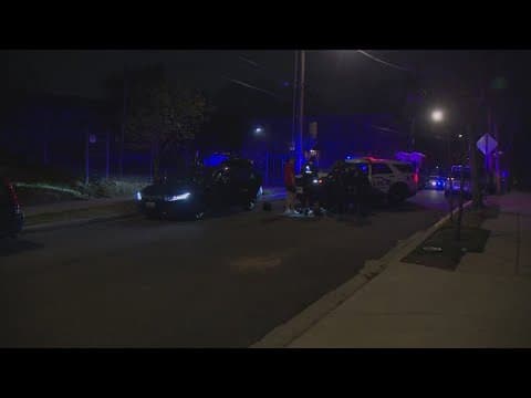 DC police search for suspect who rammed stolen car into cruiser; officer injured