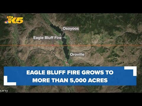 Central Washington wildfire spreads into B.C.