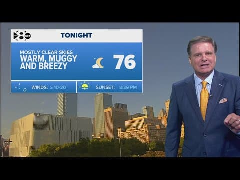 DFW Weather: Seasonably hot, humid and mainly dry to end the week