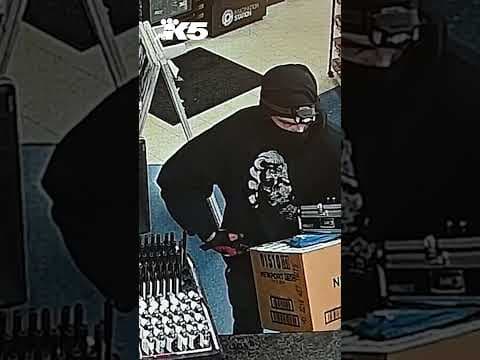 Suspect sought in Gorst gas station armed robbery