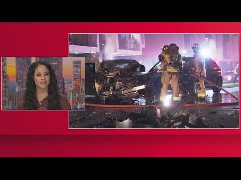 Good Samaritans pull driver from fiery crash on Memorial Heights, police say