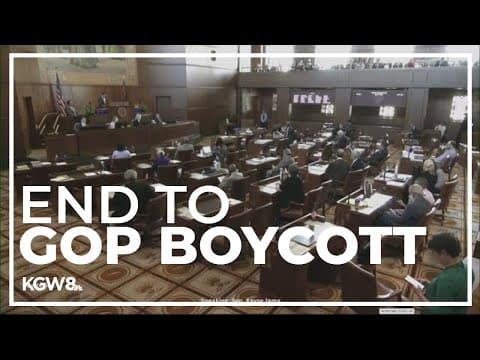 Oregon Senate adjourns sessions until Monday amid GOP boycott