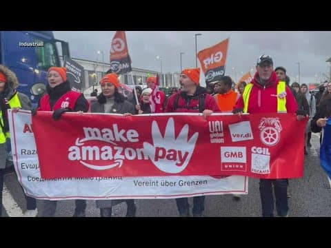 Amazon workers authorize strike at company's first-ever unionized warehouse