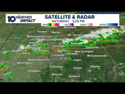 Rain moving through central Ohio | June 28, 2025