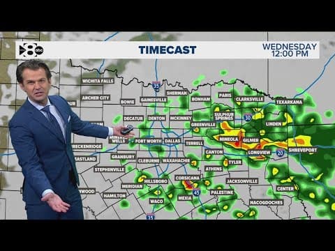 DFW Weather: Possible rain midweek, steady temps throughout North Texas