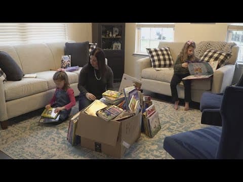 Virginia twins collect 1,300 books for kids who lost homes in LA fires