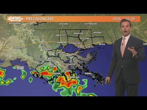 New Orleans Weather: Tropical downpours around to start the week