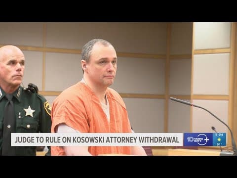 Judge to rule on accused killer Tomasz Kosowski attorney withdrawal