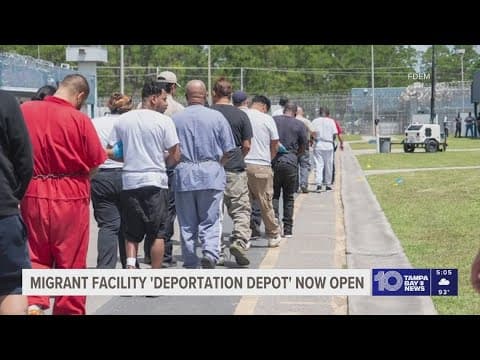 'Deportation Depot' opens in Baker County, currently housing 117 detainees