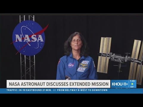 NASA astronaut Suni Williams on hardest part of returning to Earth