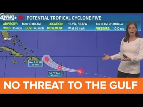 Monday 12 PM Tropical Update: Future Ernesto moves toward Caribbean