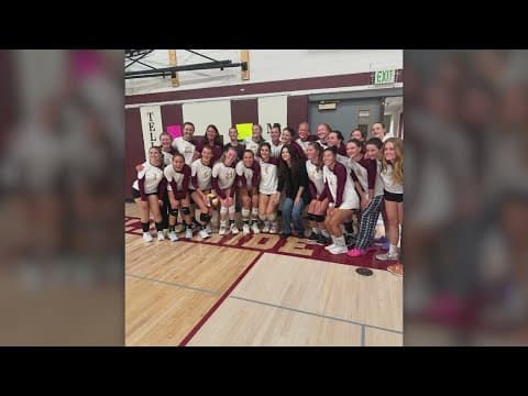 Selena Gomez attends high school volleyball game in Colorado