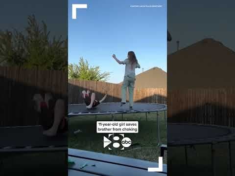 WATCH | A young North Texas girl's quick thinking is the reason her younger brother is alive today.