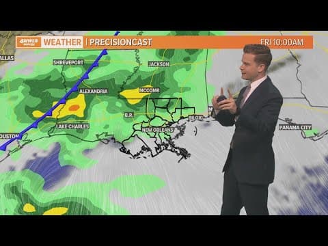 New Orleans Weather: Quiet weather continues, rain towards Friday