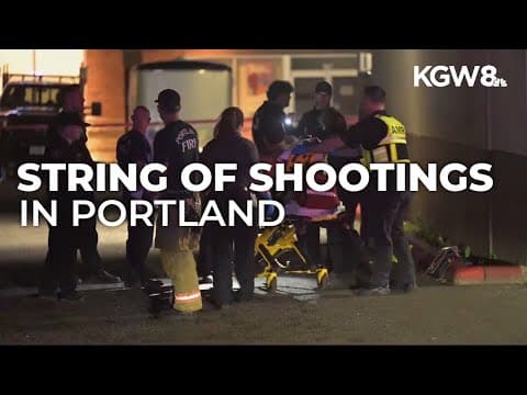 7 people wounded in 4 separate shootings across Portland