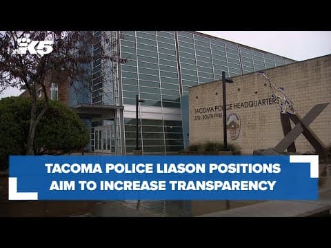 City moves to create liaison position to increase transparency around Tacoma Police Department