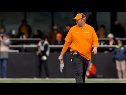 Watch Live || Head coach Josh Heupel speaks after first day of Vol Football spring practice