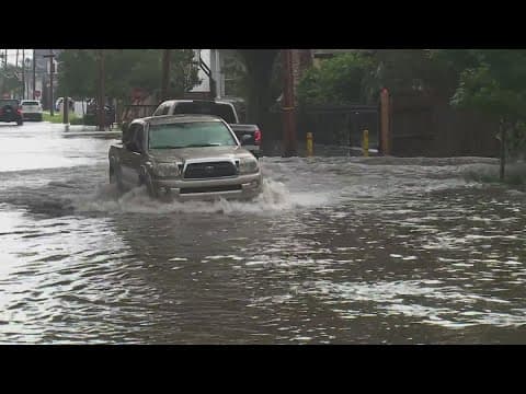 Water wasn't pumping out in parts of Lakeview during Tuesday rains, residents said