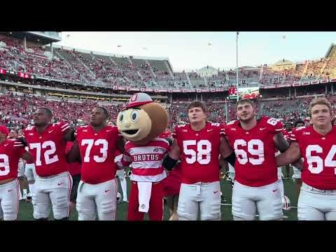 Postgame Carmen Ohio | Buckeyes beat Grambling State 70-O