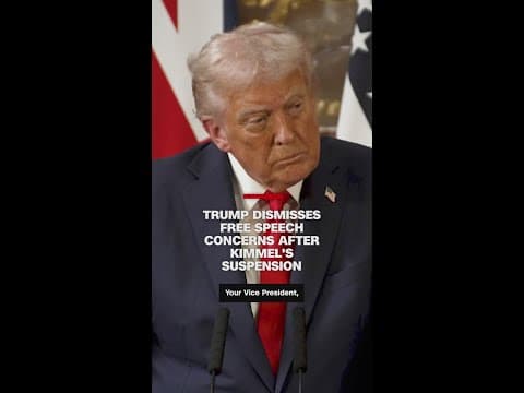 Trump: Kimmel suspended over 'bad ratings'