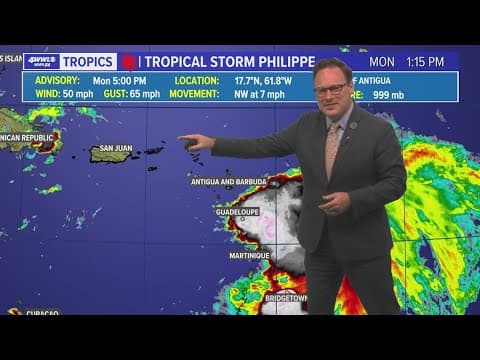 Tropical Update: Stubborn Philippe remains in the Atlantic