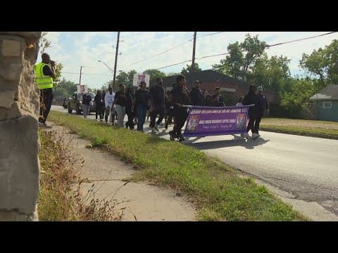 Family, friends remember 8-year-old Jeremiah Williams with domestic violence walk in Indianapolis