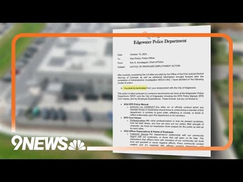 Edgewater police officer's resignation came after chief told him he would be fired