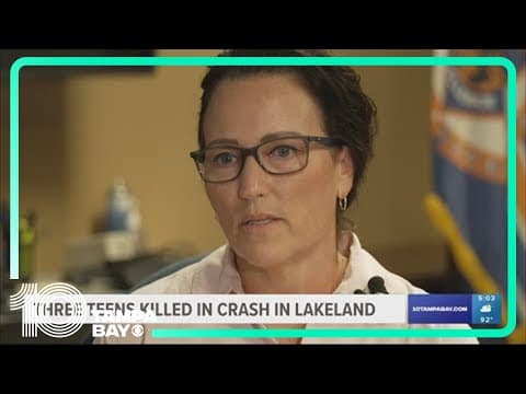 3 teens killed in multi-car crash in Lakeland